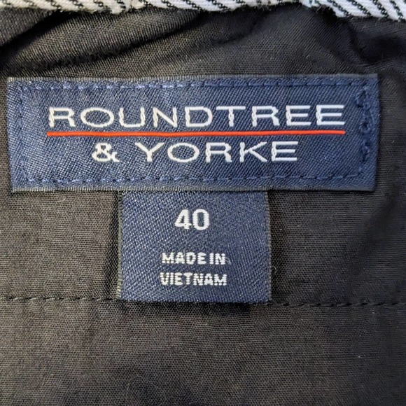 ROUNDTREE & YOURKE Dark Khaki/Gray Shorts with Elastic Size 40 NWT - Picture 4 of 6